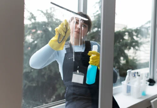 Nettoyage de vitres intérieures et extérieures à Campigny